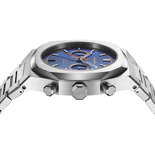 ΡΟΛΟΙ D1 MILANO ΑΝΤΡΙΚΟ CHRONOGRAPH ROYAL BLUE ΡΟΛΟΙ D1 MILANO ΑΝΤΡΙΚΟ CHRONOGRAPH ROYAL BLUE